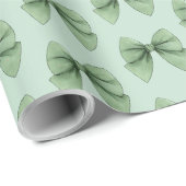 Mint Green Little Princess Ball Geschenkpapier (Rolleneckpunkt)