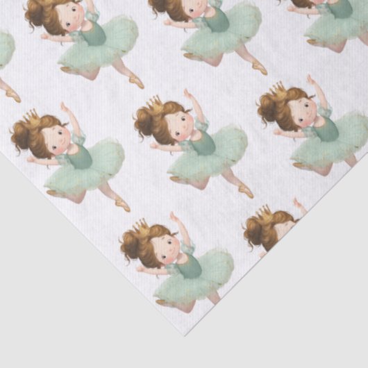 Mint Green Little Princess Ball Seidenpapier (Ausschnitt)