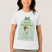 Mint Green Little Princess Ball T - Shirt (Vorderseite)