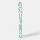Mint Green Metallic Chic Elegant Bling Case-Mate iPhone Hülle (Rückseite / Links)