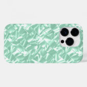 Mint Green Metallic Chic Elegant Bling Case-Mate iPhone Hülle (Rückseite (Horizontal))