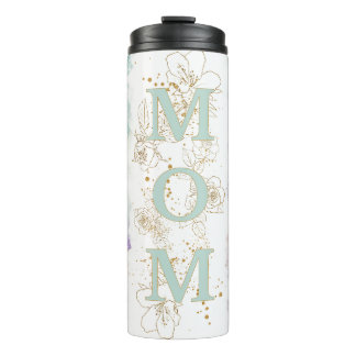 Mint Green Mom Photo Coffee Travel Tumbler Mug Thermosbecher