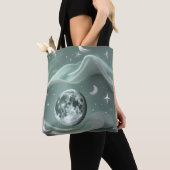 Mint Green Moon Fresh Calming Aesthetic Tasche (Von Nahem)