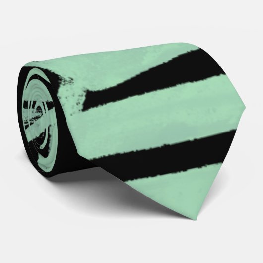 Mint Green Palm Krawatte (Gerollt)