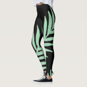 Mint Green Palm Leggings (Links)