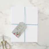 Mint Green Paris Eiffel Tower Brautparty Geschenkanhänger (Mit Garn)