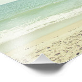 Mint Green Pastel Beach Fotografie (Ecke)