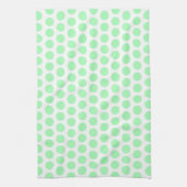 Mint Green Polka Dot Handtuch (Vertikal)