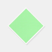 Mint Green Polka Dot Pattern Napkins Serviette (Ecke)