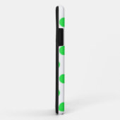 Mint Green Polka Dots Case-Mate iPhone Hülle (Hinten/Rechts)