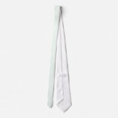 Mint Green Polka Dots Krawatte (Rückseite)