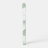 Mint Green Polygon Geometric iPhone 16 Hülle (Linke Seite)