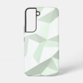 Mint Green Polygon Geometric Samsung Galaxy Hülle (Rückseite)