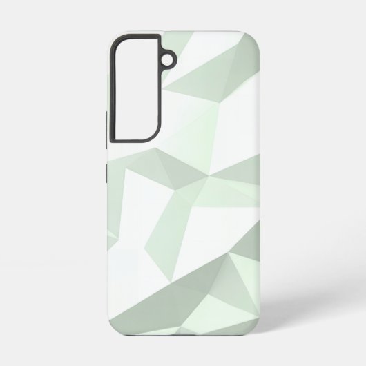 Mint Green Polygon Geometric Samsung Galaxy Hülle (Rückseite)