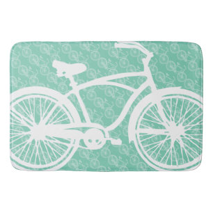 Mint Green Retro Boy's Fender Vintag Bicycle Badematte
