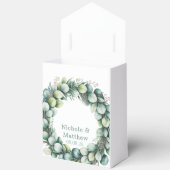 Mint Green & Sage Green Eucalyptus Wedding Geschenkschachtel (Offen)