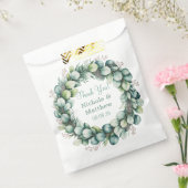 Mint Green & Sage Green Eucalyptus Wedding Geschenktütchen (Versiegelt)