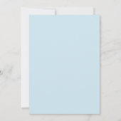 Mint Green Serene Springtime Wedding Einladung (Rückseite)