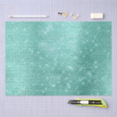 Mint Green Sparkle Seidenpapier (Handwerk)