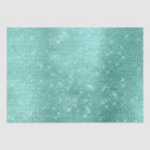 Mint Green Sparkle Seidenpapier (Vorderseite)