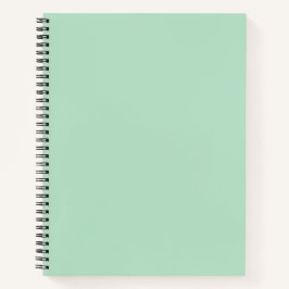 Mint Green Spiral Notebook für stilvolle Notizen Notizblock