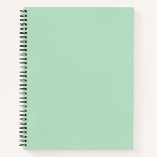 Mint Green Spiral Notebook für stilvolle Notizen Notizblock
