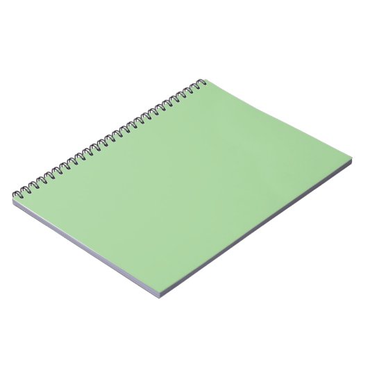 Mint Green Spiral Notebook Notizblock (Linke Seite)