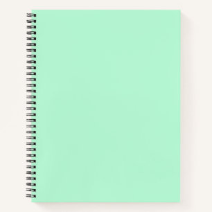 Mint Green Spiral Notebook Notizblock