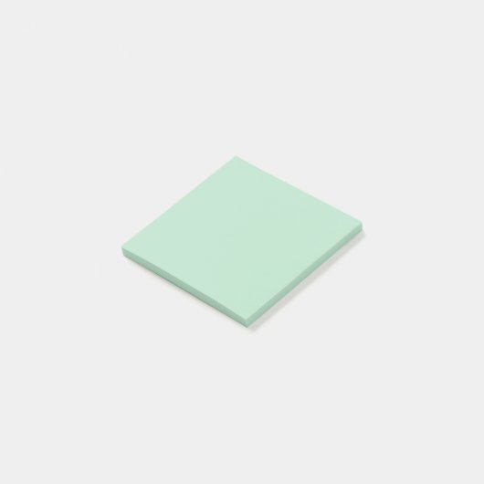 Mint Green Sticky Notes - elegant & funktionell Post-it Klebezettel (angewinkelt)