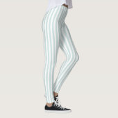 Mint Green Stripe Leggings (Rechts)