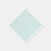 Mint Green Striping Party Napkin Serviette (Ecke)