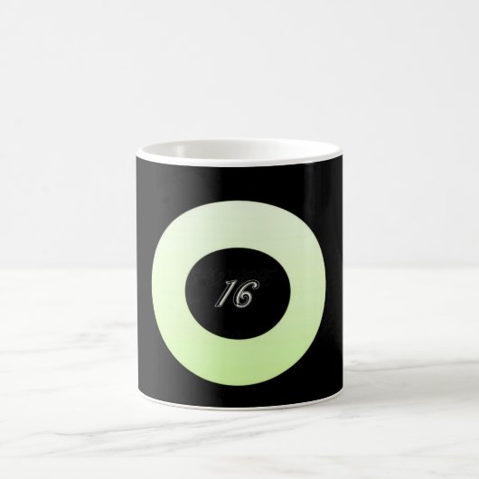 Mint Green Sweet 16 Kaffeetasse (Mittel)