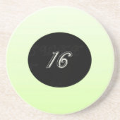 Mint Green Sweet 16 Untersetzer (Vorne)
