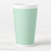 Mint Green Tall Latte Tasse (Vorderseite)