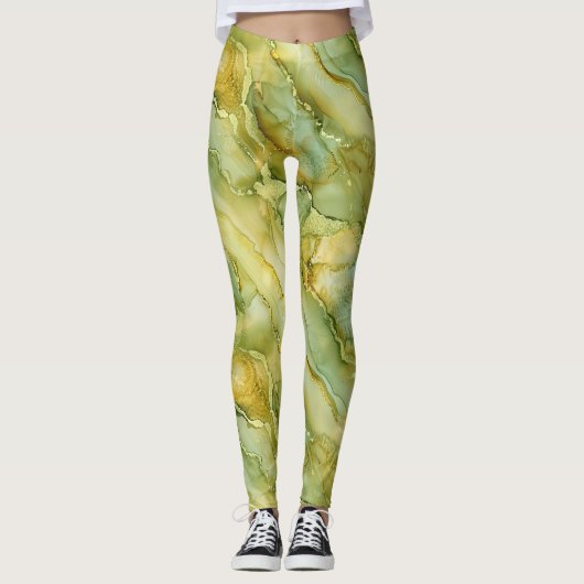 Mint Green Tee Leggings (Vorderseite)