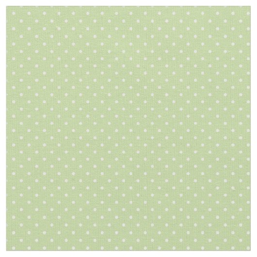 Mint Green Tiny Dots Stoff (Nahaufnahme)