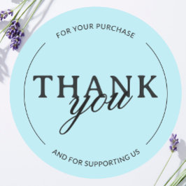 Mint Green Vielen Dank Frau Minimalistische Aufkle Runder Aufkleber