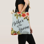 Mint Green Wassercolor Blumenmutter des Raumes Tasche (Von Nahem)