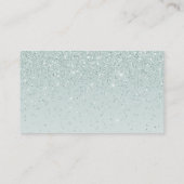 Mint Green Wedding Information Card Begleitkarte (Rückseite)