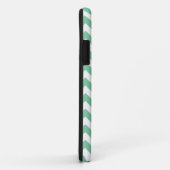 Mint Green & White Trendy Zickzack Muster iPhone 5 Case-Mate iPhone Hülle (Hinten/Rechts)