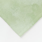 Mint Green Yellow Daffodil Flowers Fleecedecke (Ecke)