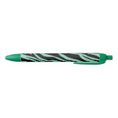 Mint Green Zebra Striping Kugelschreiber (Unterseite)