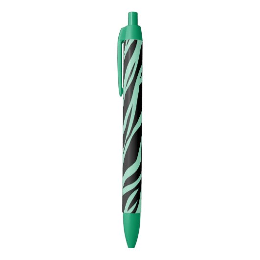 Mint Green Zebra Striping Kugelschreiber (Oberseite (Vertikal))