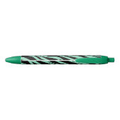 Mint Green Zebra Striping Kugelschreiber (Rückseite)