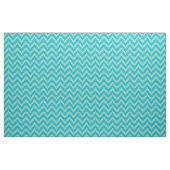 Mint-grün Zigzag Ikat & Custom Blue Hintergrund Stoff (Yard (91,4 cm))