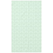Mint-grüne Blumendörfchen Tischdecke (Vorderseite)