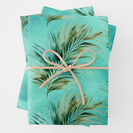 Mint grüne tropische Blätter (Beispiel)