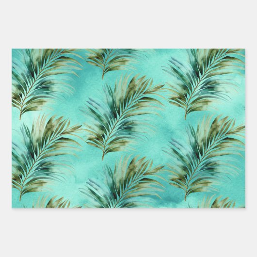 Mint grüne tropische Blätter (Vorderseite)