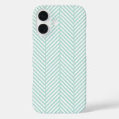 Mint Herringbone Case-Mate iPhone Hülle (Rückseite)
