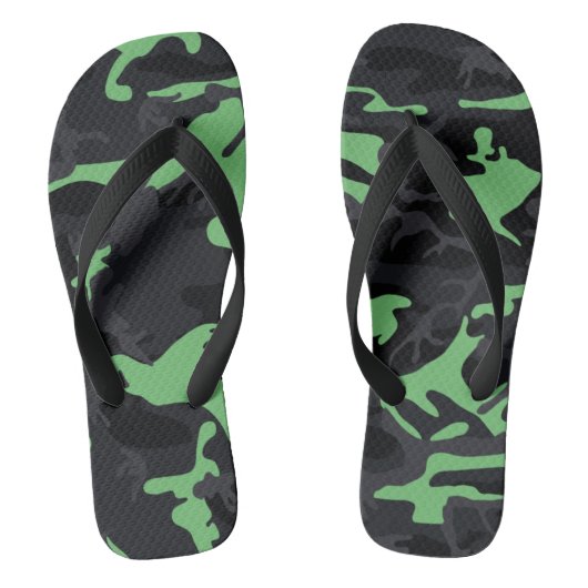 Mint Highlights Camo Badesandalen (Fußbett)